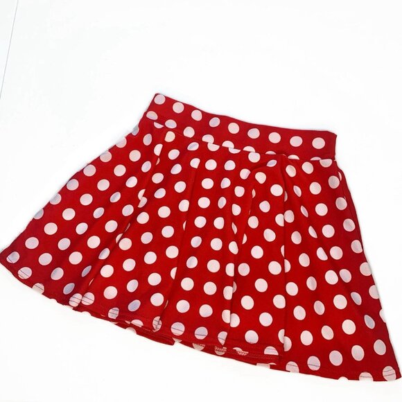 Urban Coco Women's Polkadot Stretchy Flared Mini Skater‎ Skirt Size M Rockabilly - Picture 5 of 7